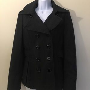 Guess wool blend poly lining coat Medium